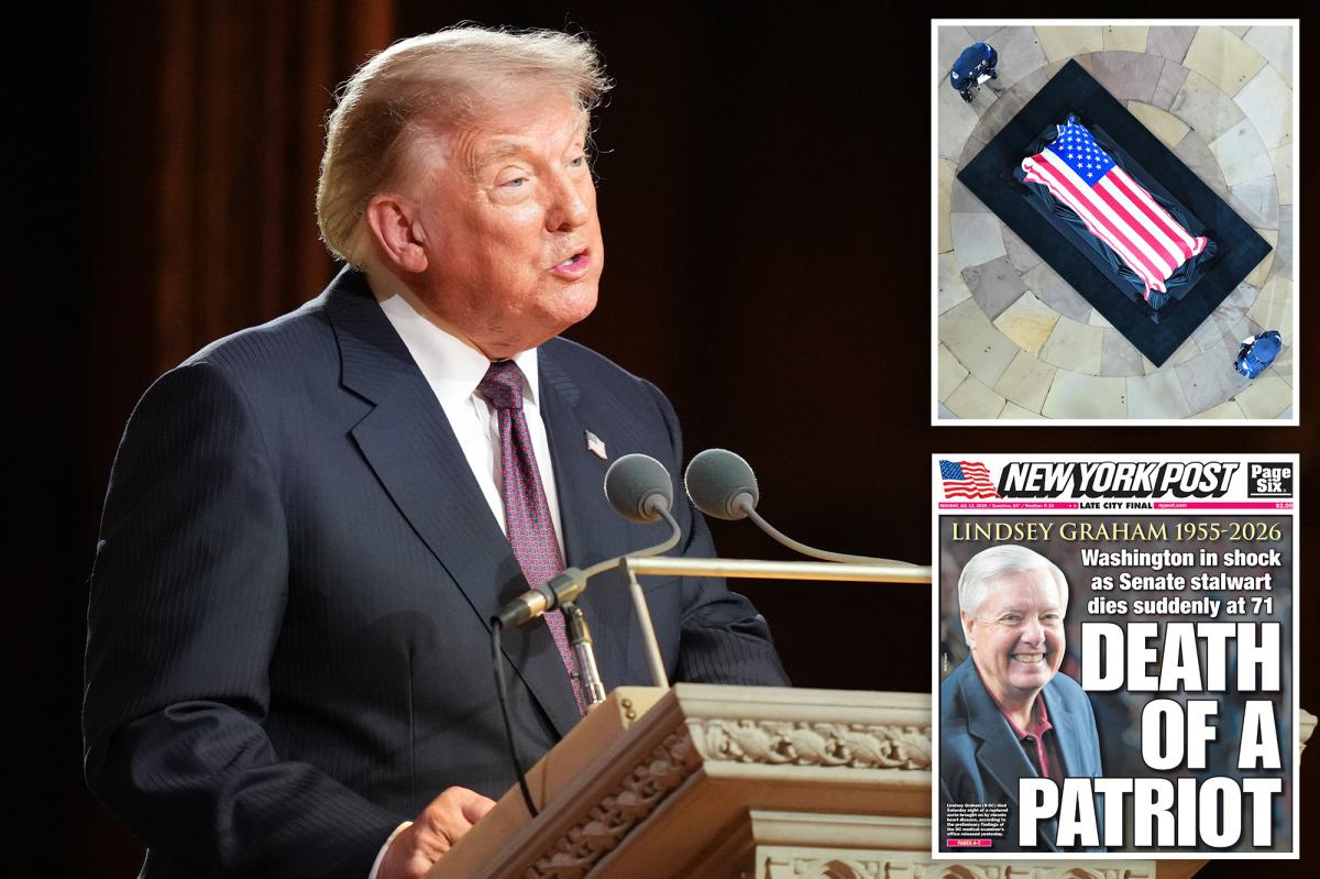 Trump Stuns Mourners with Lindsey Graham's Phone Number Revelation