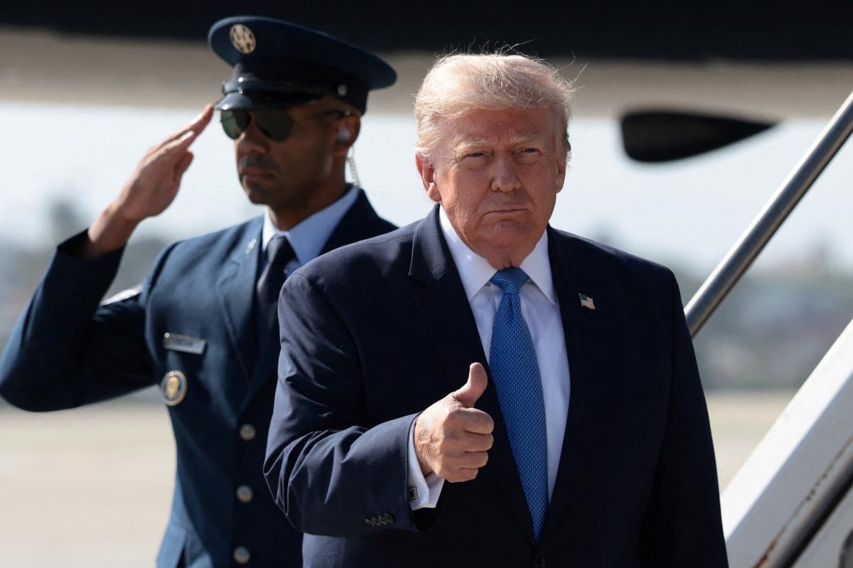 Trump's Surprise Landing in LA Sparks Intense Reactions