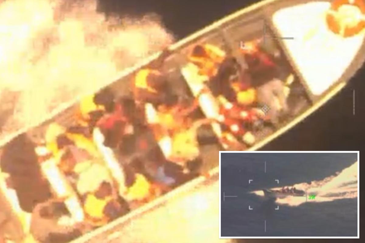 Shocking Scene Unfolds as Packed Migrant Boat Intercepted Off California Coast