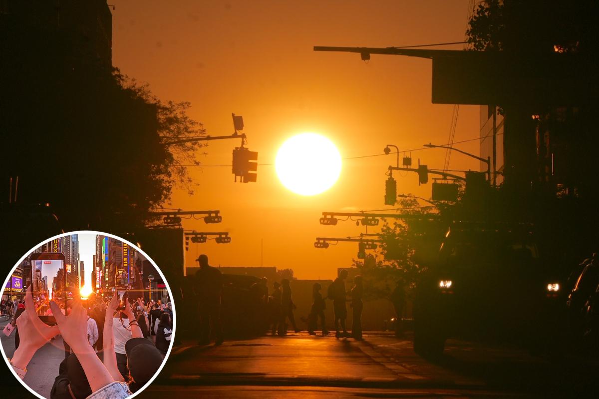This Weekend's Manhattanhenge: A Sunset Spectacle You Can't Miss